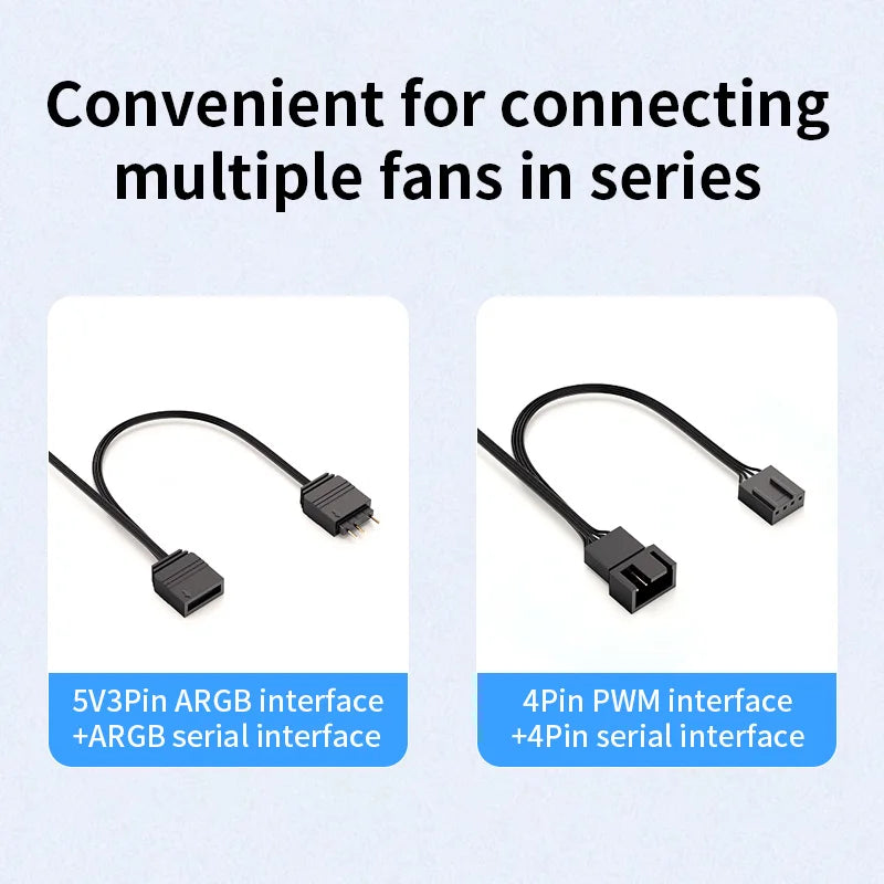 TEUCER Prism12025 2000RPM ARGB Cooling Fan