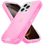 iPhone 16 Series Hard PC + TPU Transparent Armor Shockproof Defender Case