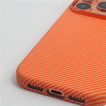 Carbon Fiber Texture MagSafe Case with Metal Camera Frame for iPhone 17 Pro & Pro Max