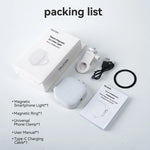 TELESIN Magnetic Clip-On Selfie Ring Light