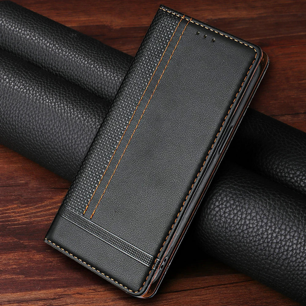 Premium PU Leather Book Style Case for Honor Magic 8 / 8 Pro