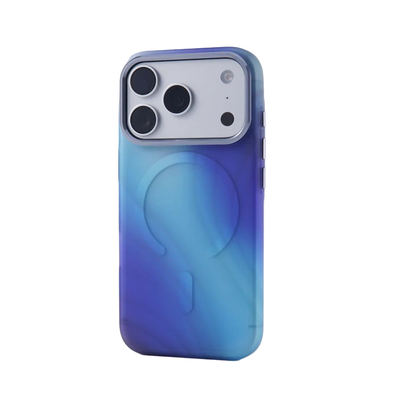 MagSafe Compatible Translucent Gradient Art Case for iPhone 17 Series