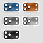 iPhone 17 Series Camera Lens Metal Cover with Protective Glass