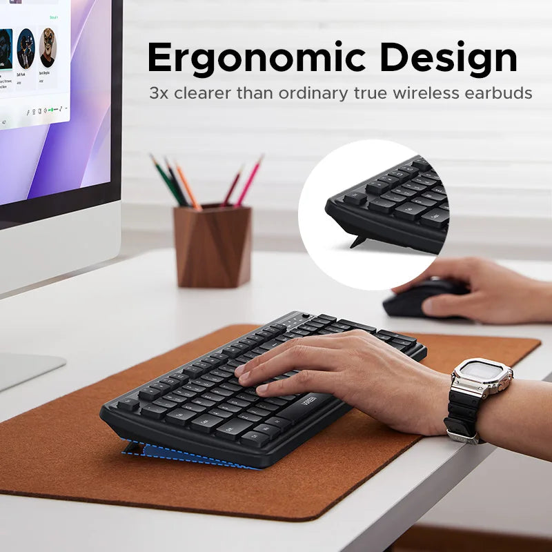 UGREEN 104-Key Ultra-Slim Wireless Keyboard