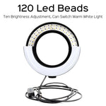 10-Inch LED Ring Light with Desk Tripod