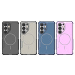 Dual-Layer Shock-Absorbing Magnetic Bumper Case for Samsung Galaxy S25 Series