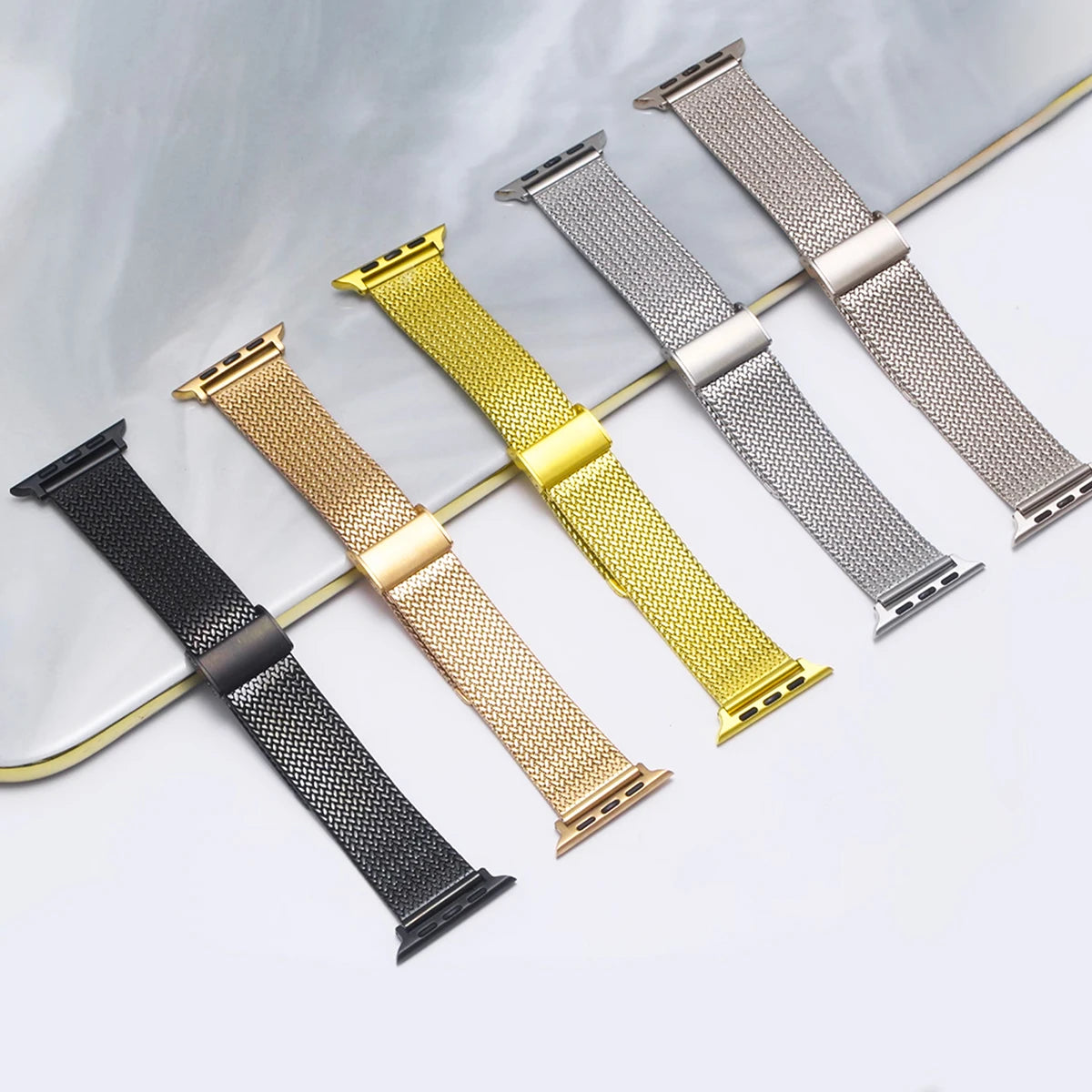 Men's Metal Link Strap for Apple Watch