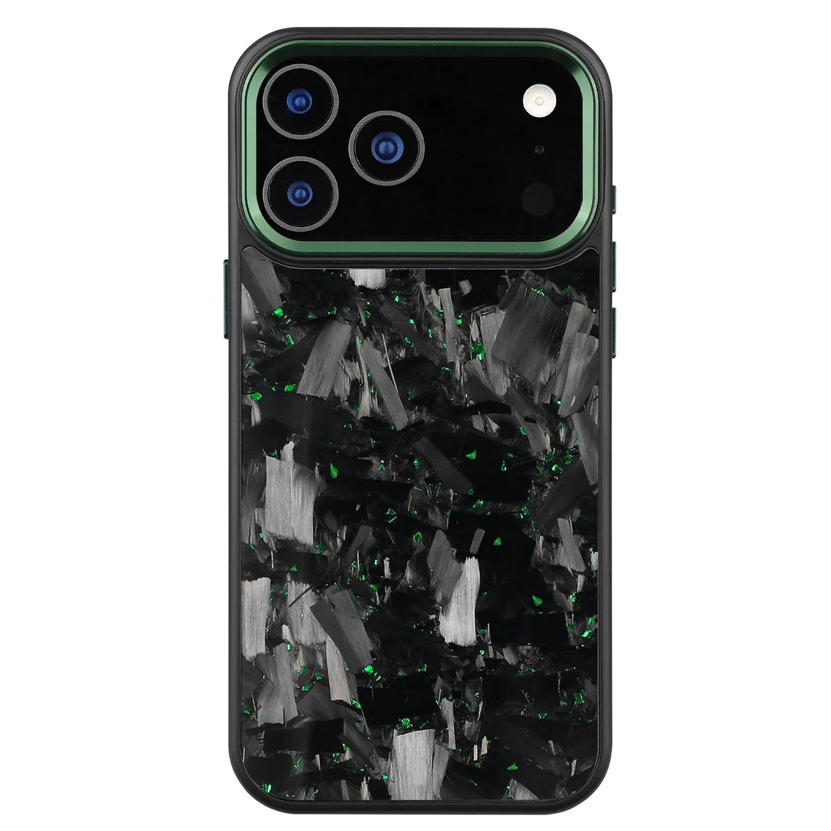Carbon Fiber MagSafe Case with Metal Camera Ring for iPhone 17 Series