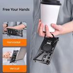 Super Thin Frame-Free Bumper Air Cushion Anti-Slip Metal Phone Case for Samsung Galaxy S24 Series