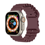 Durable Silicone Ocean Strap for Apple Watch