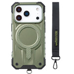 Shockproof MagSafe Case with Hand Strap for iPhone 17 Series