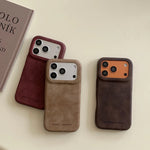 Shockproof Suede-Like Fabric Case with Raised Camera Protection for iPhone 17 Series