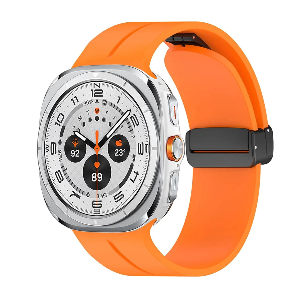 Silicone Magnetic Bracelet for Samsung Galaxy Watch Ultra and Samsung Galaxy Watch Ultra (2025)