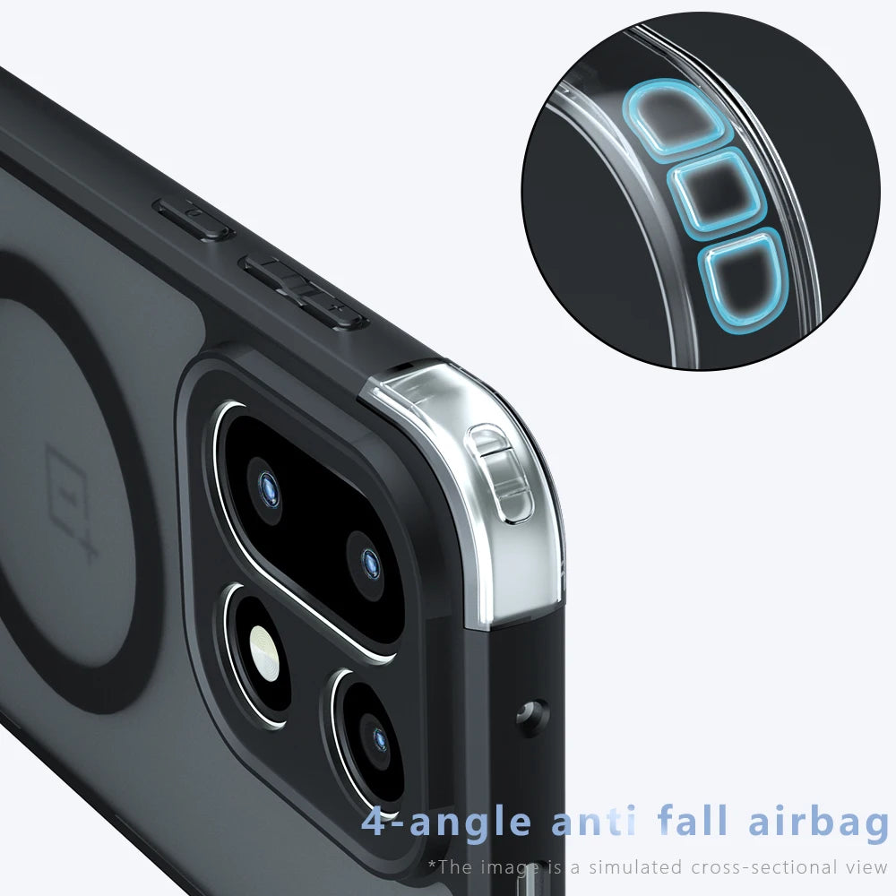 Translucent One Plus Case OnePlus 15 Translucent Matte Magnetic Case – Devicean