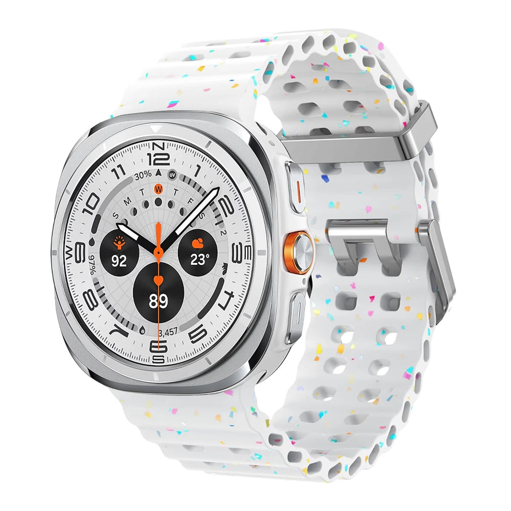 Quick-Release Water-Resistant Sport Watch Bands for Samsung Galaxy Watch Ultra