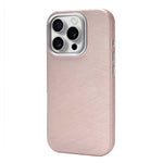 Luxury Silk Leather Texture MagSafe Case for iPhone 15 Series