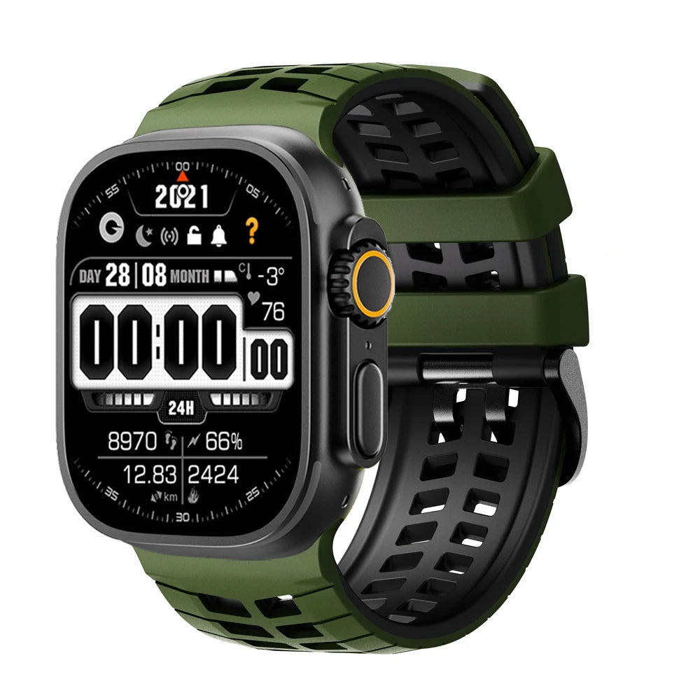 Breathable Sport Silicone Band for Apple Watch