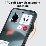 Semi-Transparent Magnetic Hard Case for Nothing Phone 3