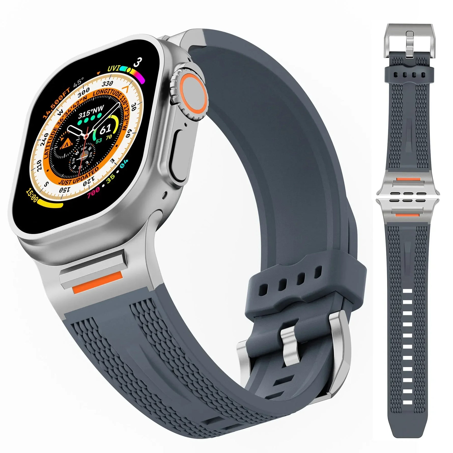 Flexible Silicone Elastic Sports Band for Apple Watch