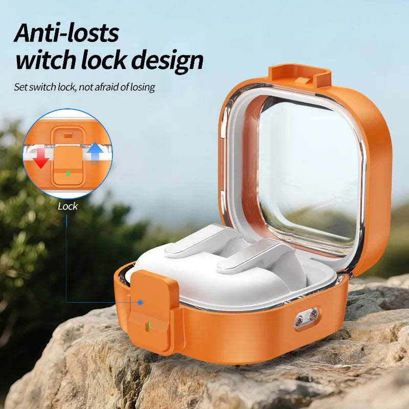 Anti-Scratch Transparent Case with Bracket for Samsung Galaxy Buds 4 Pro