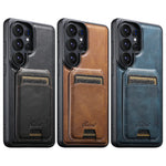2-in-1 Detachable Oil Wax Leather Case for Samsung Galaxy S26 Ultra