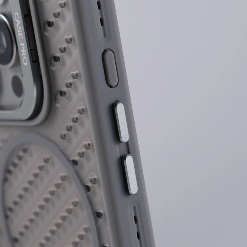 Translucent Mesh Cooling MagSafe Case for iPhone 16 Series