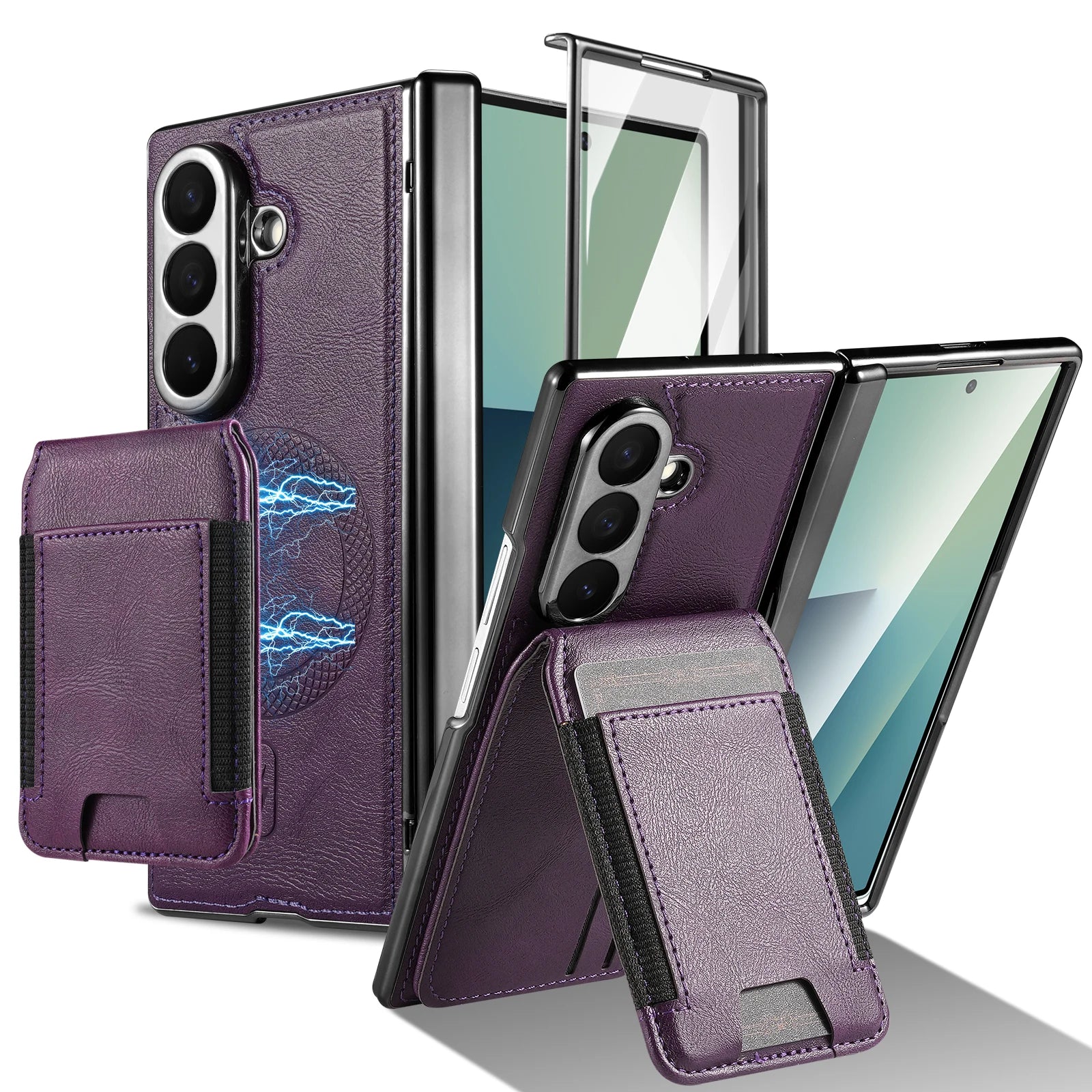 2-in-1 Detachable Magnetic Wallet Case for Samsung Galaxy Z Fold 6