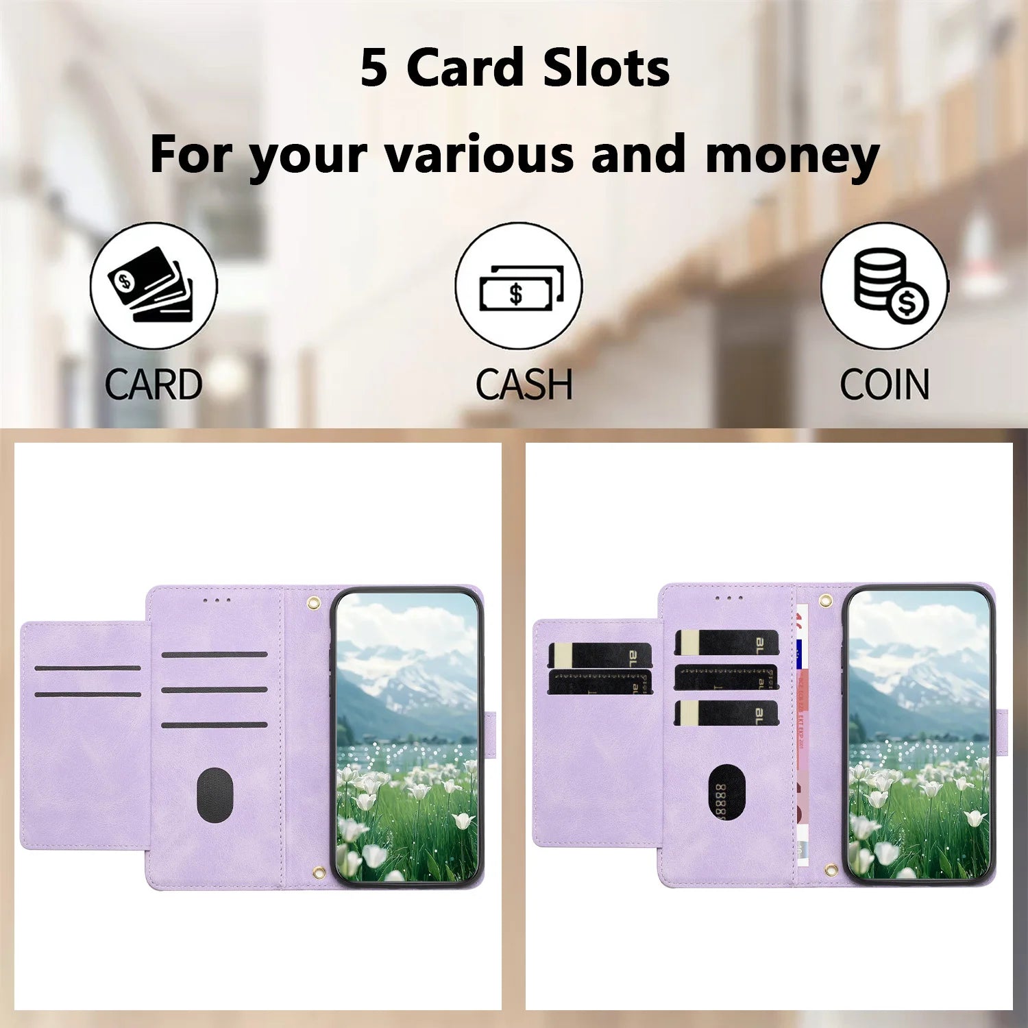 Premium Tulip Wallet Case with Kickstand for Google Pixel 10 Series
