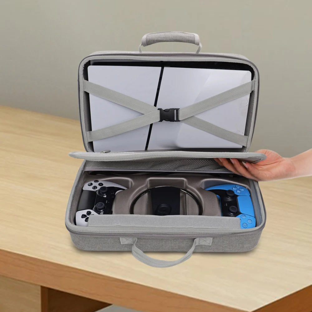 PlayStation 5 Slim Hard Shell Travel Case for Console and Accessories