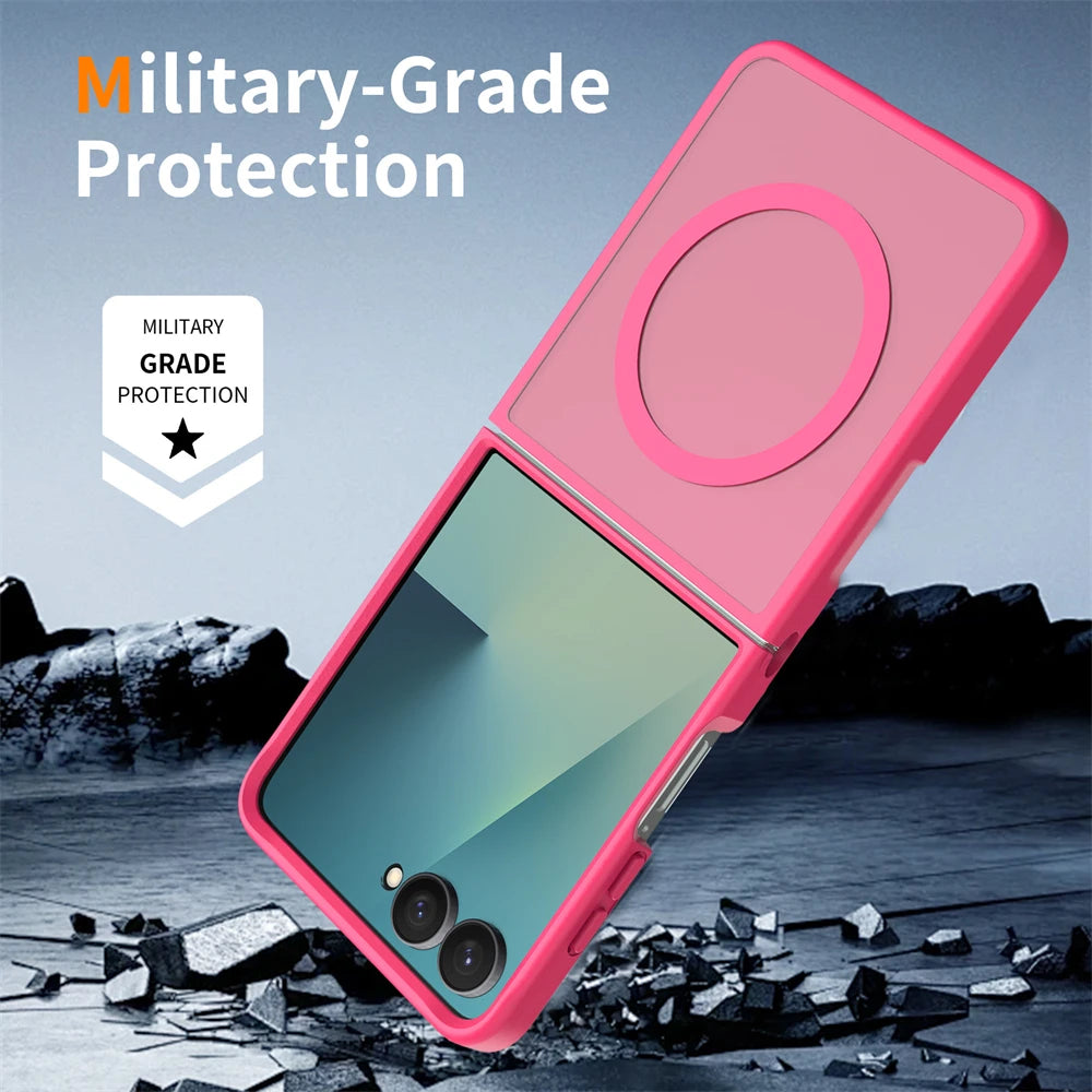 Premium Translucent Magnetic Case for Samsung Galaxy Z Flip 8