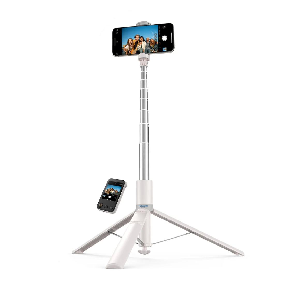 TELESIN 1.7M Bluetooth Remote Selfie Stick Tripod