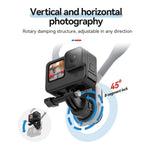 TELESIN Quick Release Silicone Neck Mount with Magnetic Hold for Action Cameras