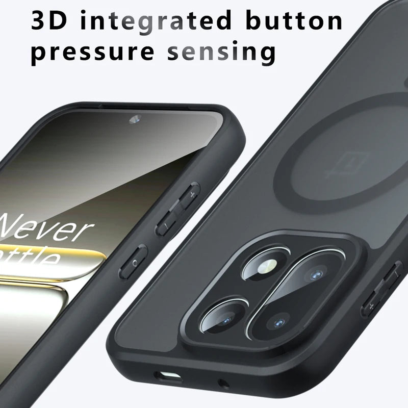 OnePlus 15 Hybrid PC+TPU Magnetic Protective Phone Case