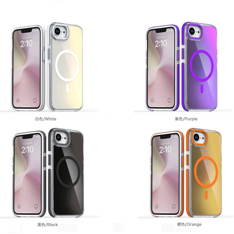 Luxury Magnetic TPU + Hard PC Case for iPhone 16e
