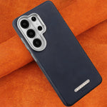 Samsung Galaxy S26 Series Luxury Magnetic Leather Case with Lens Protection