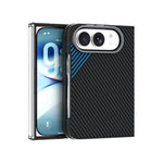 Fiber Texture Matte MagSafe Case with Shockproof Protection for iPhone Duo