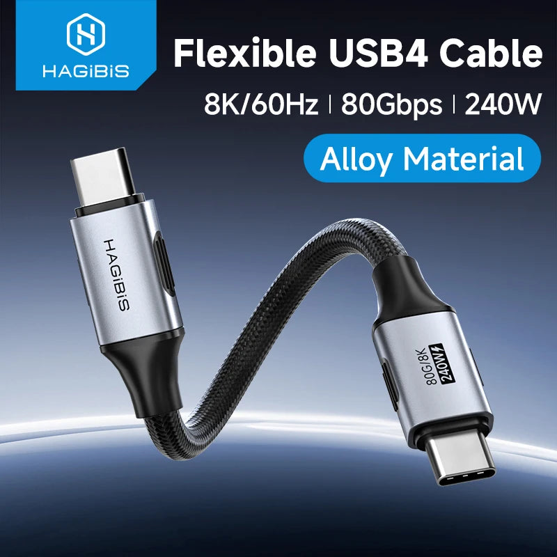 Hagibis Ultra Soft USB4 Cable