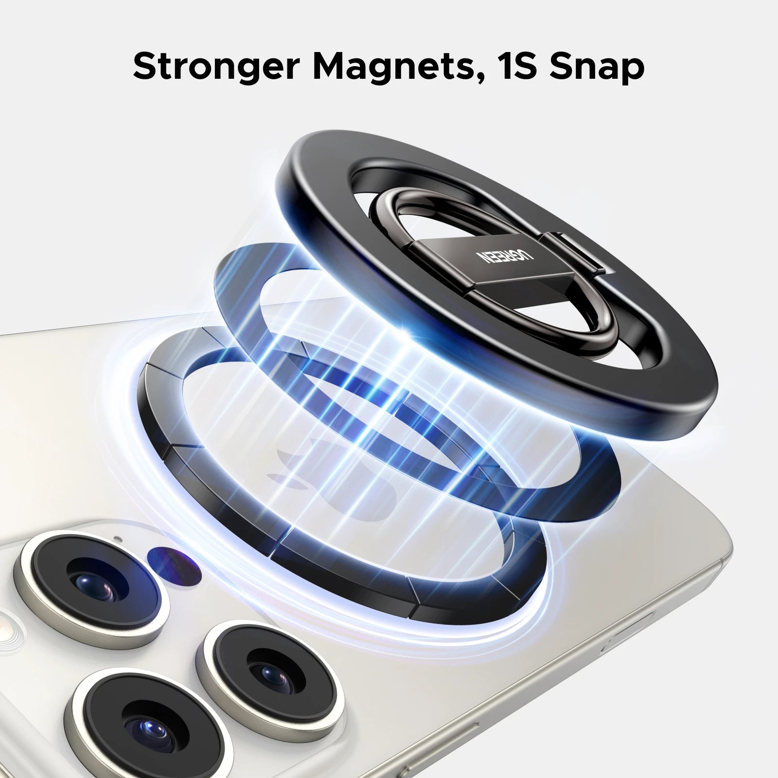360° Rotating Magnetic Phone Ring Stand