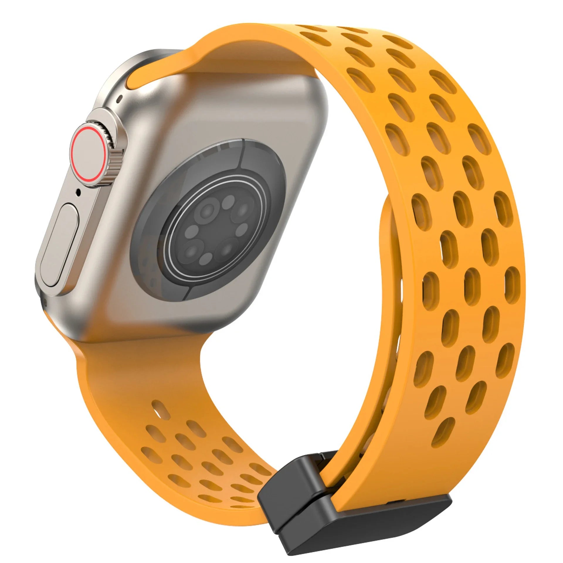 Breathable Magnetic Silicone Sport Strap for Apple Watch