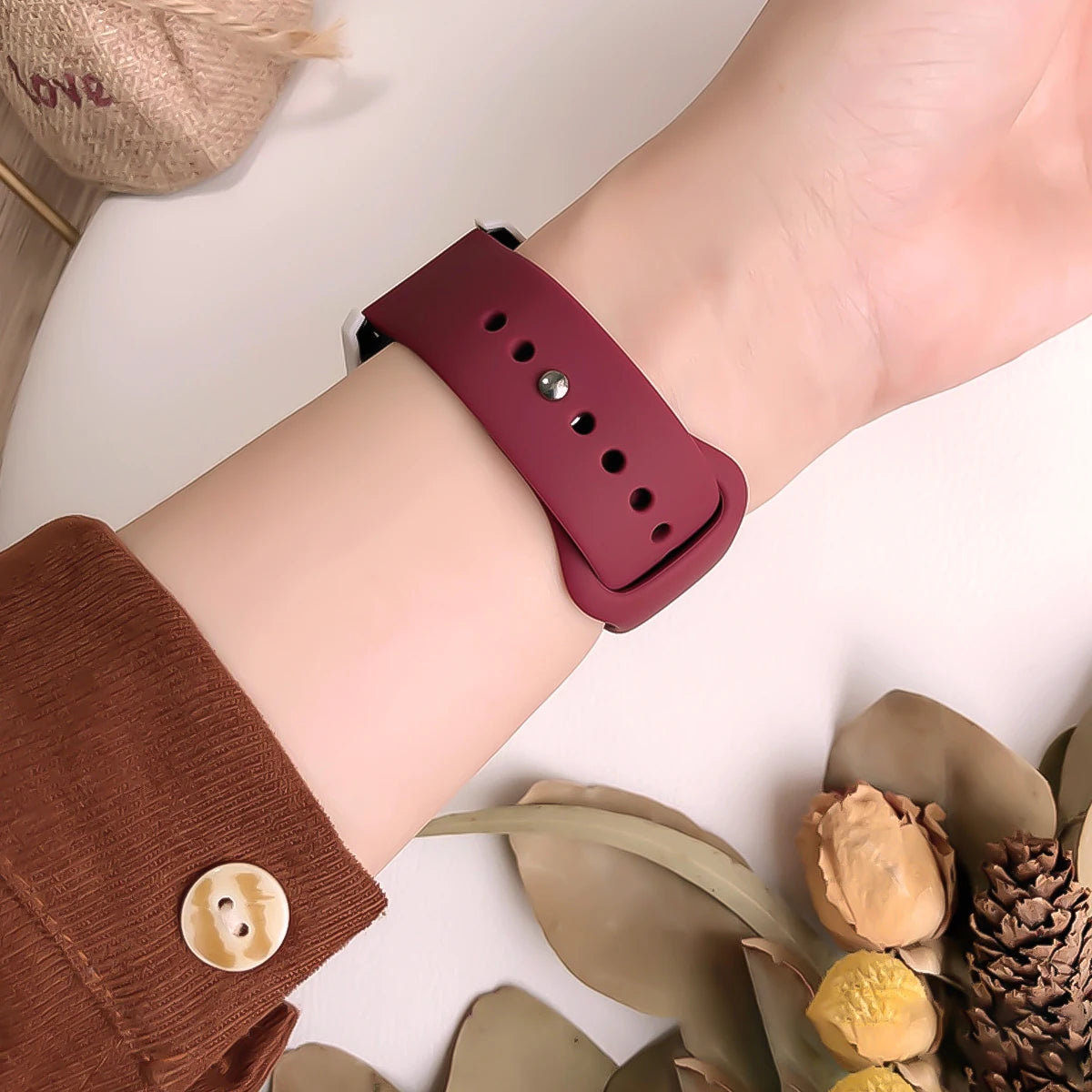 No Gaps Silicone Strap for Samsung Galaxy Watch 6 & Galaxy Watch 6 Classic