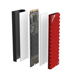 Jonsbo M.2 SSD NVMe Aluminum Heatsink with Thermal Pad