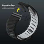 Two-Color Silicone Sports Watch Strap for Whoop 4.0