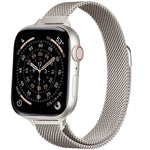 Elegant Slim Magnetic Milanese Loop Strap for Apple Watch