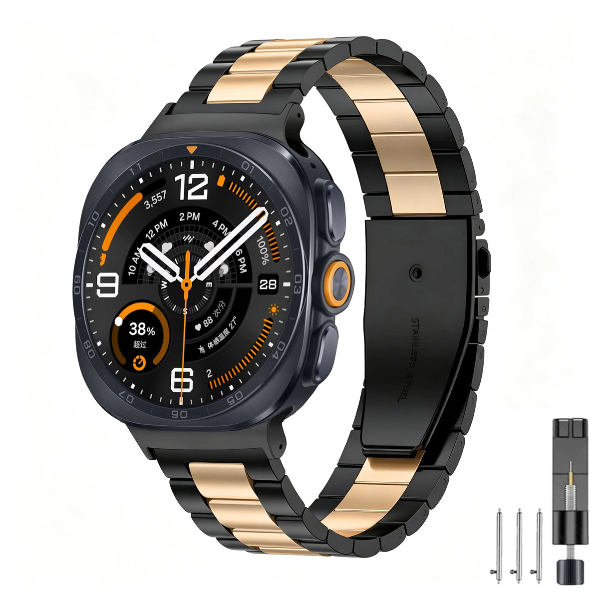 Stainless Steel Bracelet for Samsung Galaxy Watch Ultra 2