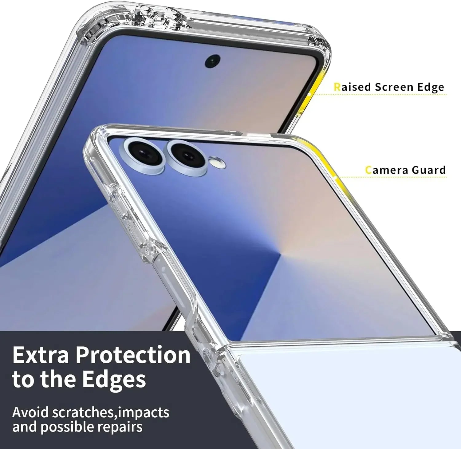 Shockproof Clear Magnetic Case for Samsung Galaxy Z Flip 7