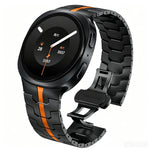 Metal Bracelet Strap with Butterfly Folding Clasp for Samsung Galaxy Watch 9