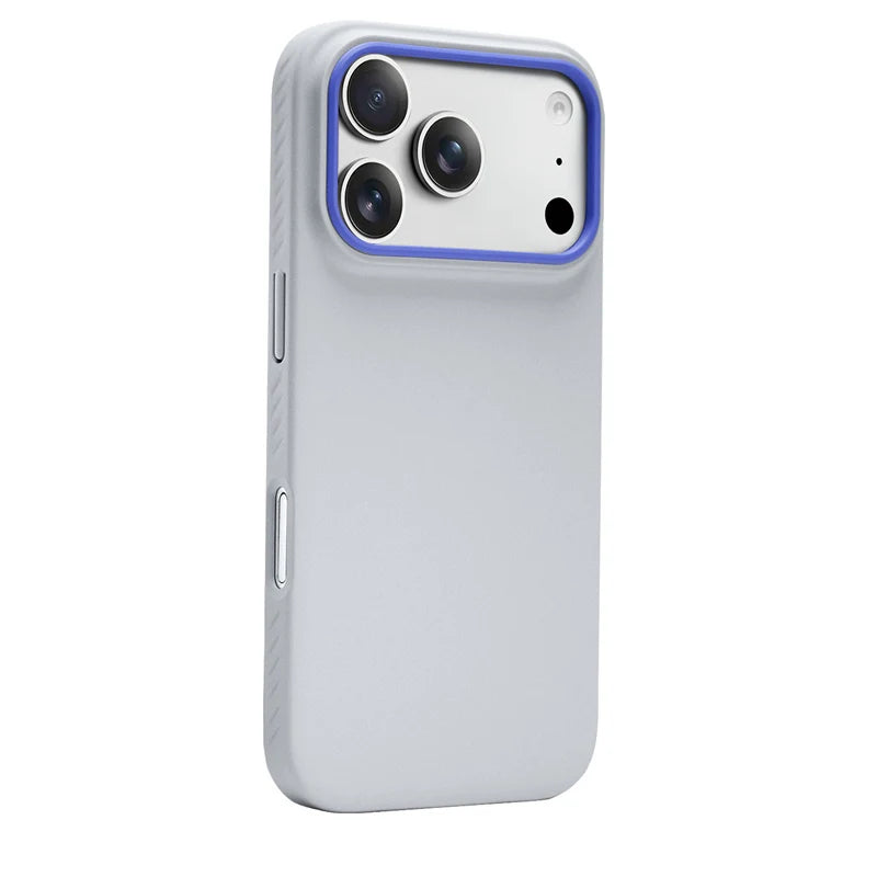 Matte Shockproof MagSafe Case with Colored Camera Accent for iPhone 17 Series