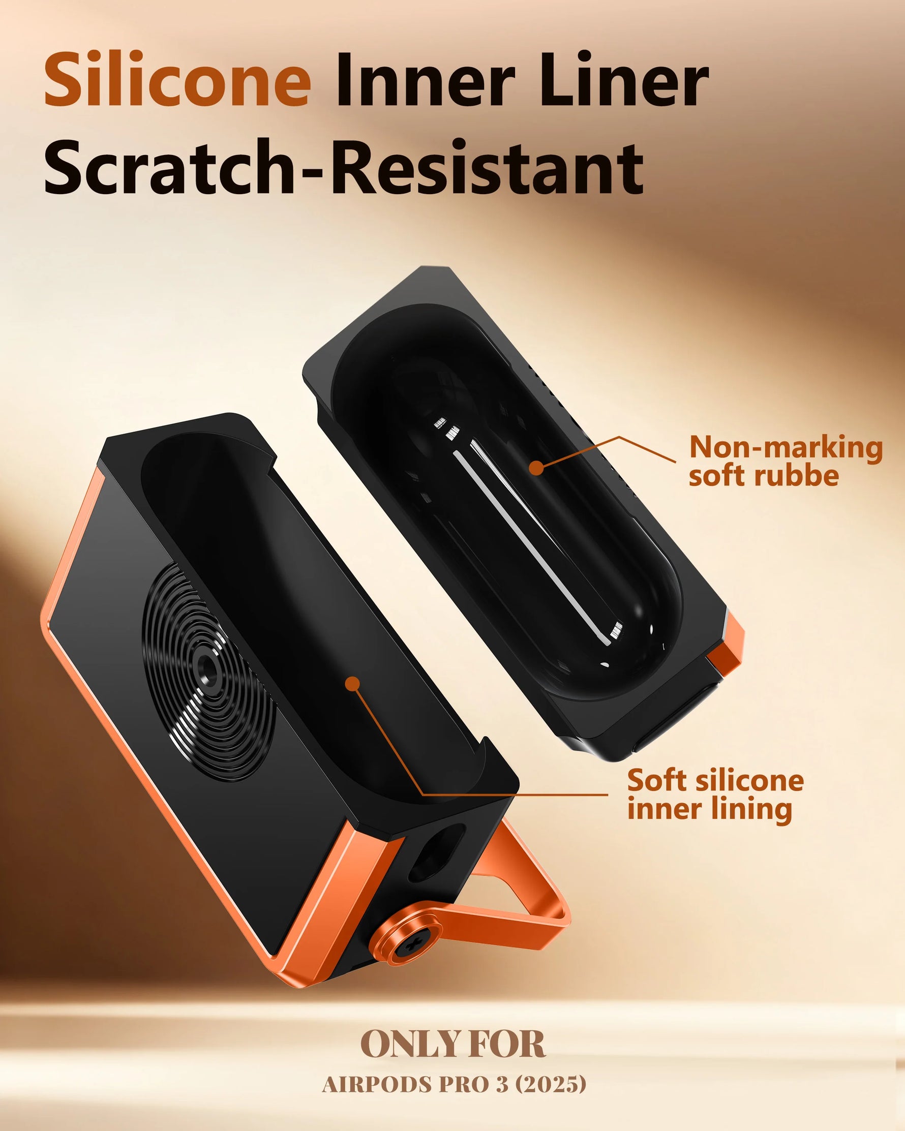 Unique Turntable-Style Protective Case for AirPods Pro 3