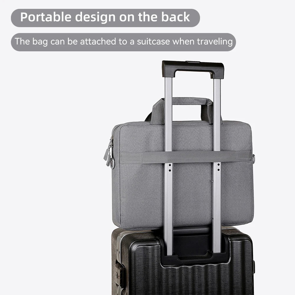 Slim Laptop Shoulder Bag for 15.6" Notebooks