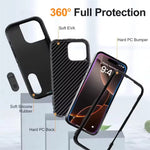 3-in-1 Hybrid Military-Grade Anti-Shock Case with Hard PC for iPhone 15 Series